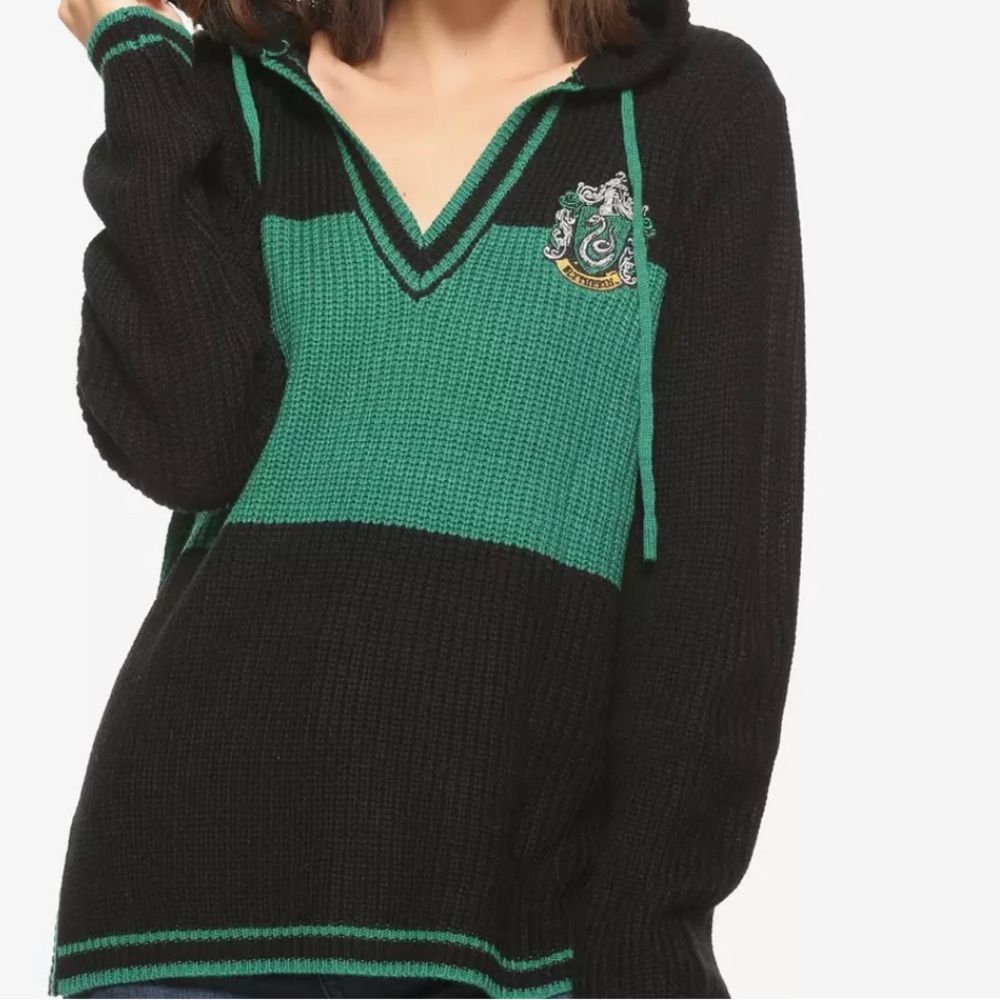 Harry Potter Slytherin Hooded Sweater